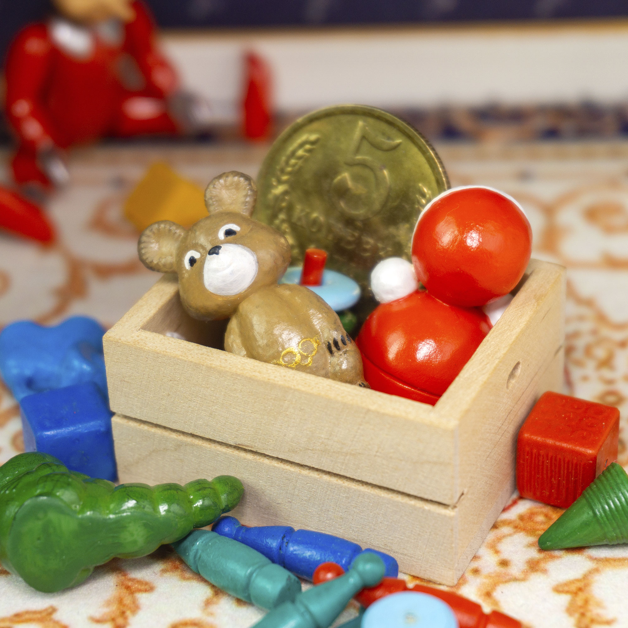 Olympic Bear 3D STL Model — view 8