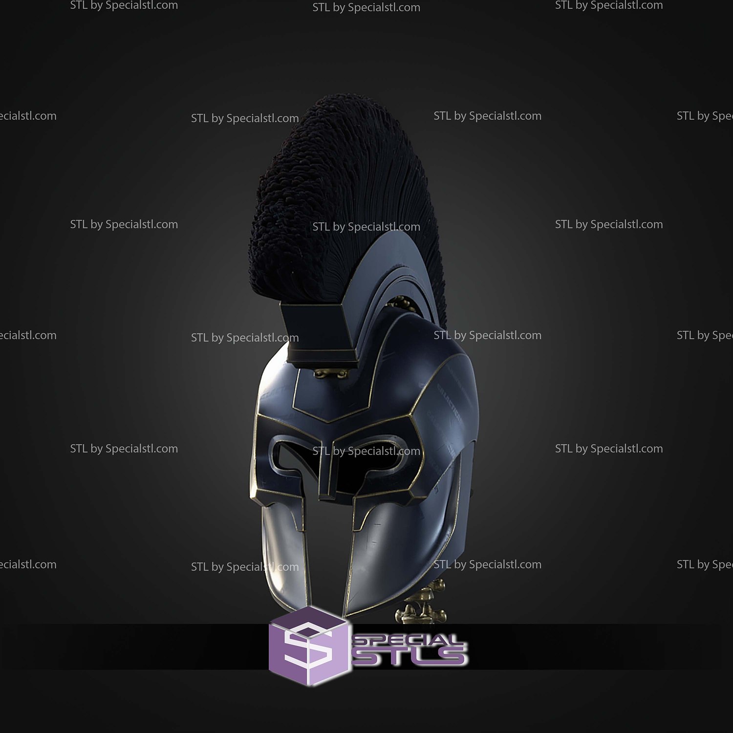 Cosplay STL Files The Odyssey King Agamemnon Helmet 3D Model — view 3