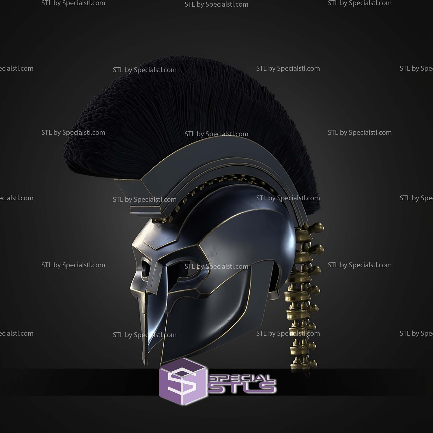 Cosplay STL Files The Odyssey King Agamemnon Helmet 3D Model — view 4