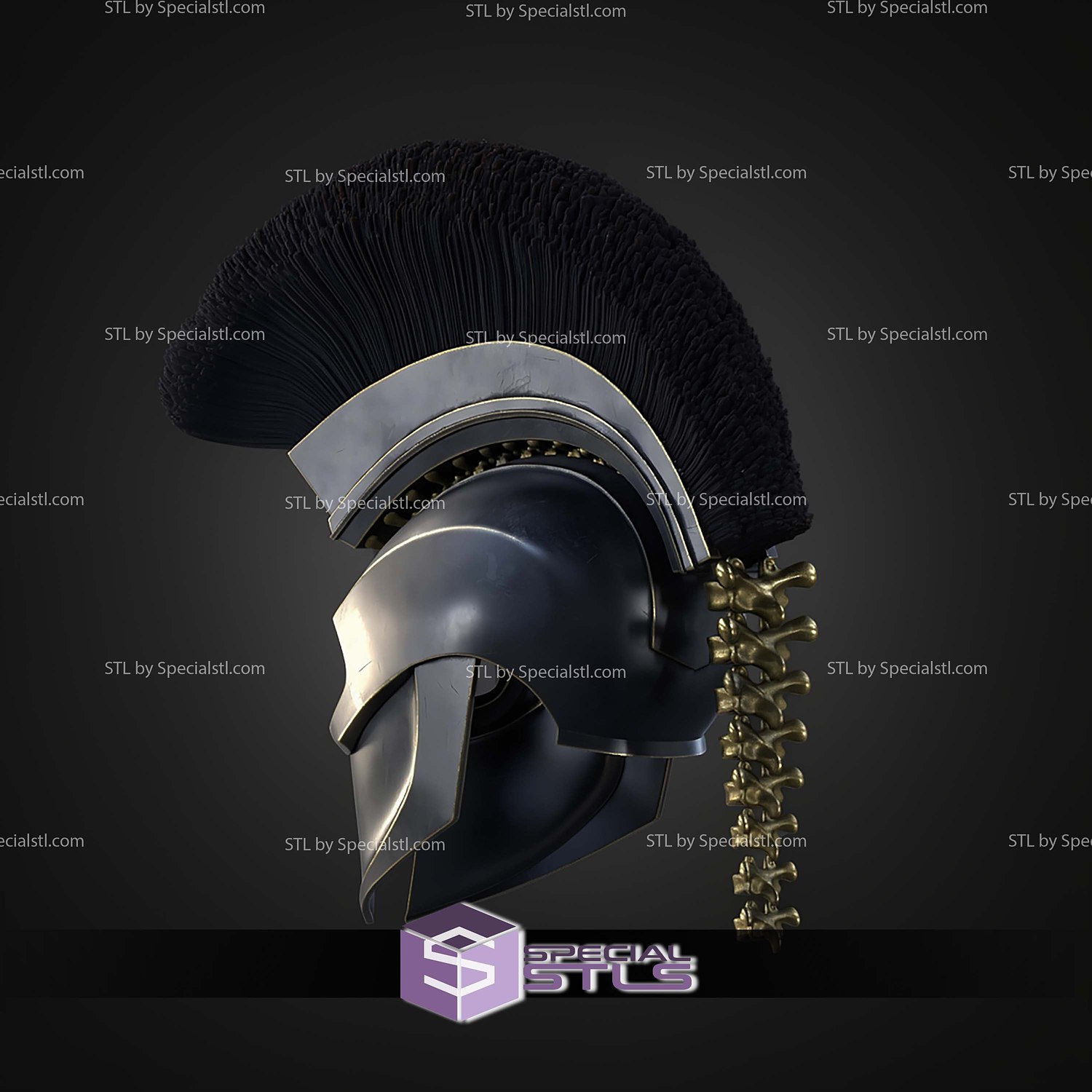 Cosplay STL Files The Odyssey King Agamemnon Helmet 3D Model — view 6