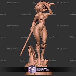 Cheetara Basic Pose Digital STL Files 3D Model