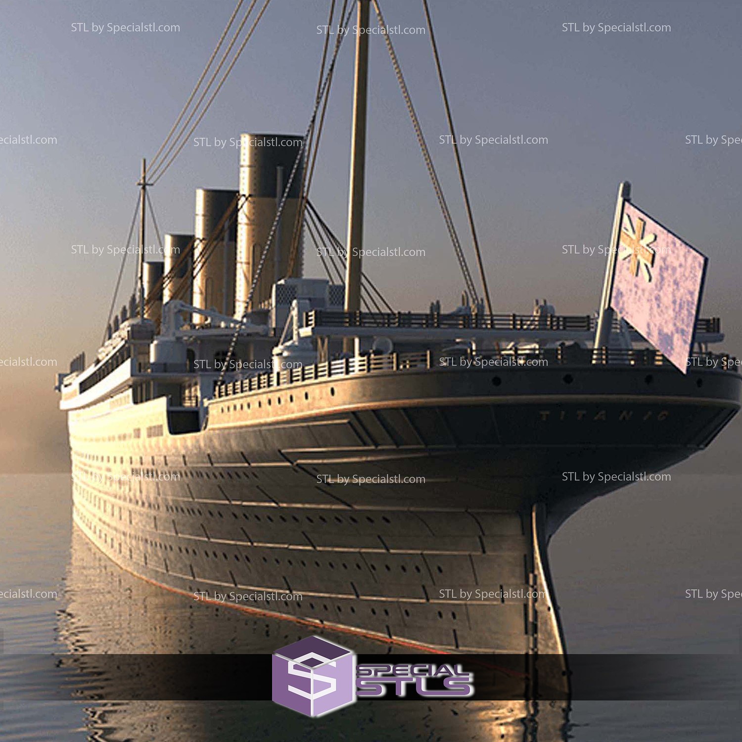 Titanic Ship 3D Printer Files STL Model — view 5