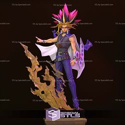 Yami Yugi Fire Yu Gi Oh Digital STL Files 3D Model