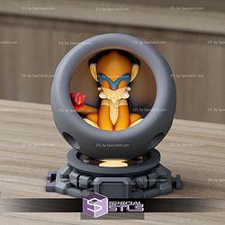 Super Basic Pokemon STL Monferno Healing Machine 3D Model