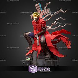 Vash the Stampede Trigun 1-10 STL Files 3D Model