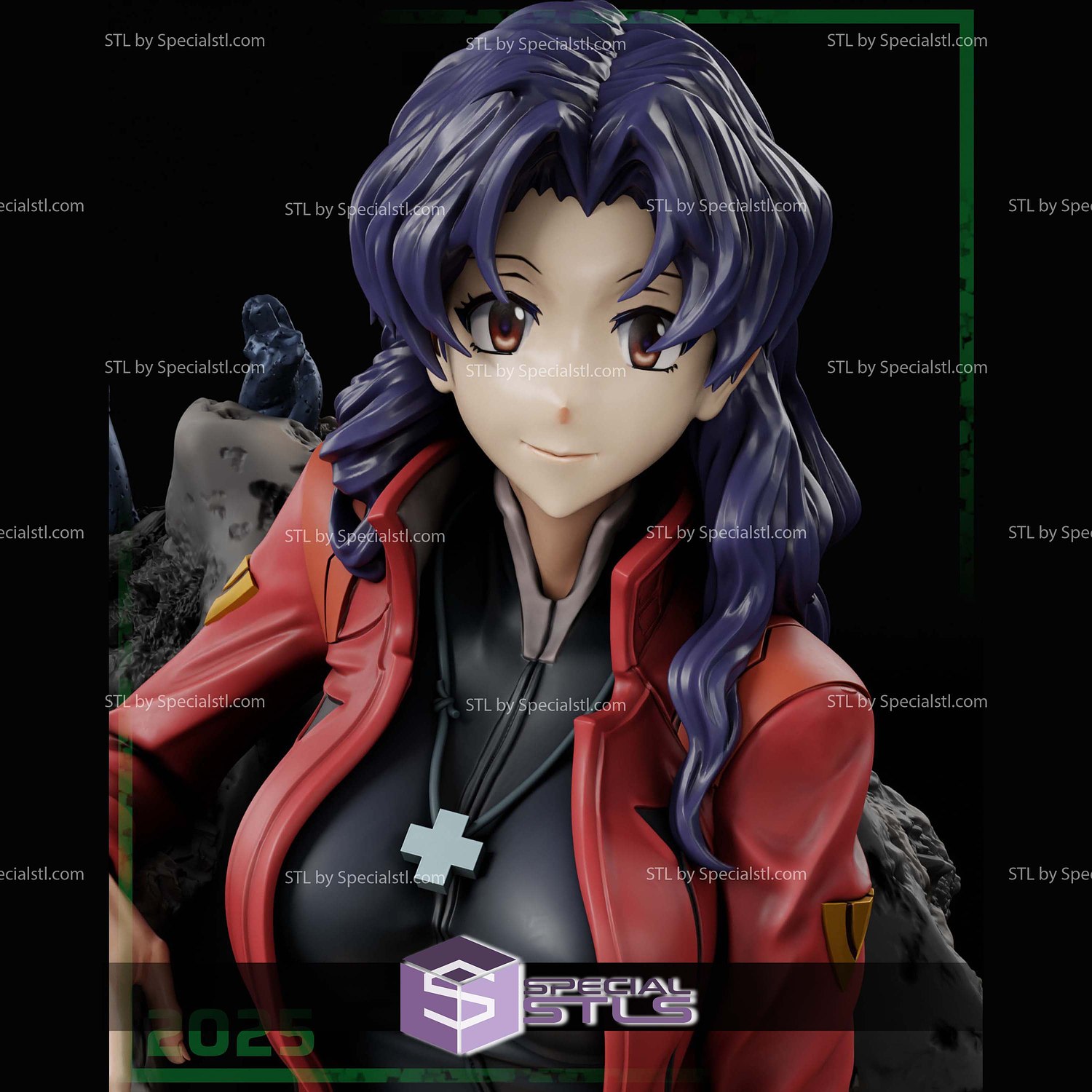 Misato Sofa Neon Genesis Evangelion STL Files 3D Model — view 5