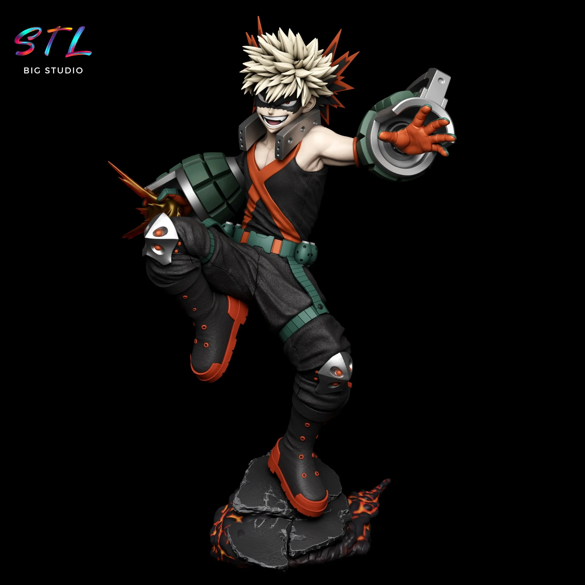 Katsuki Bakugo STL | My Hero Academia | 3D Print Model Model — view 2