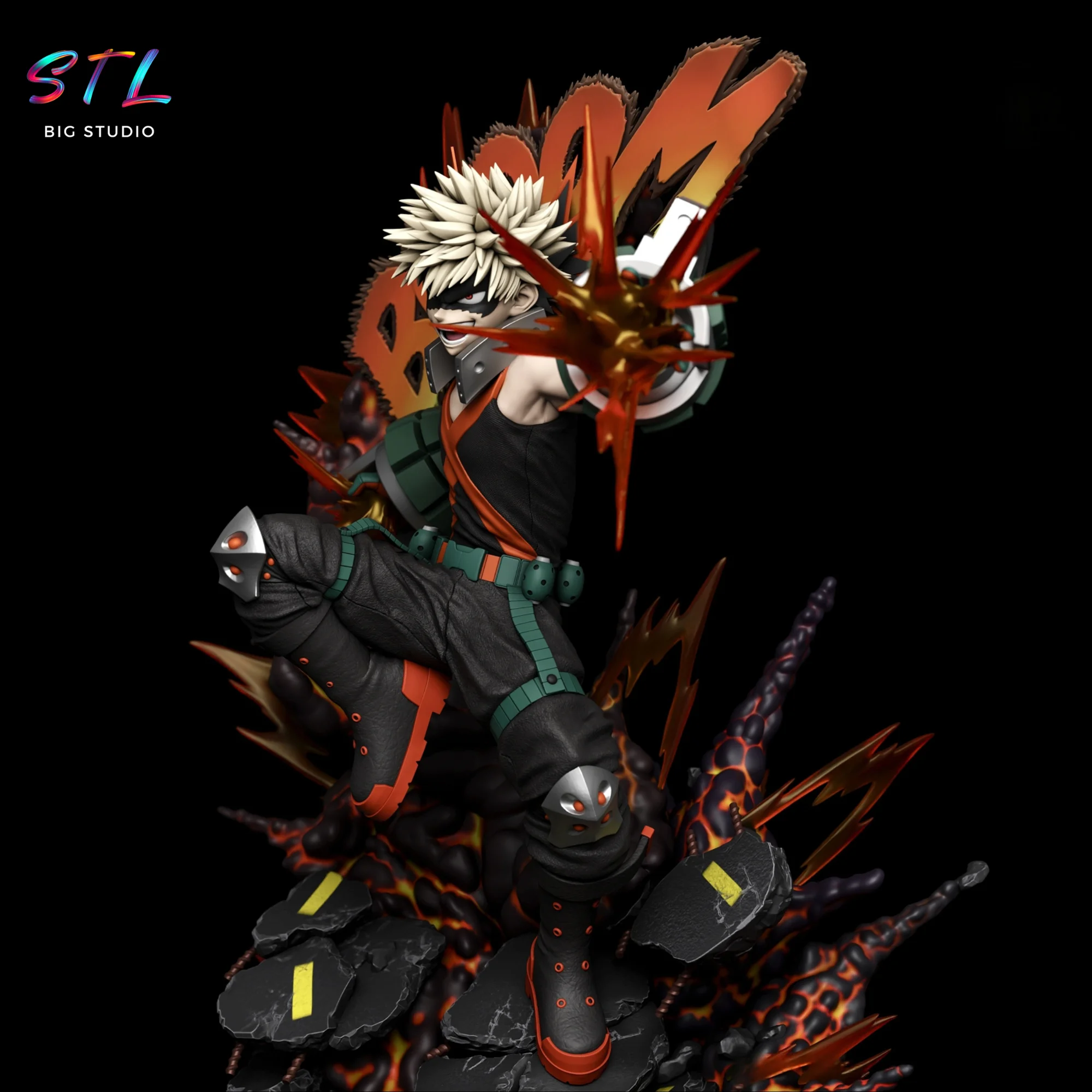 Katsuki Bakugo STL | My Hero Academia | 3D Print Model Model — view 4