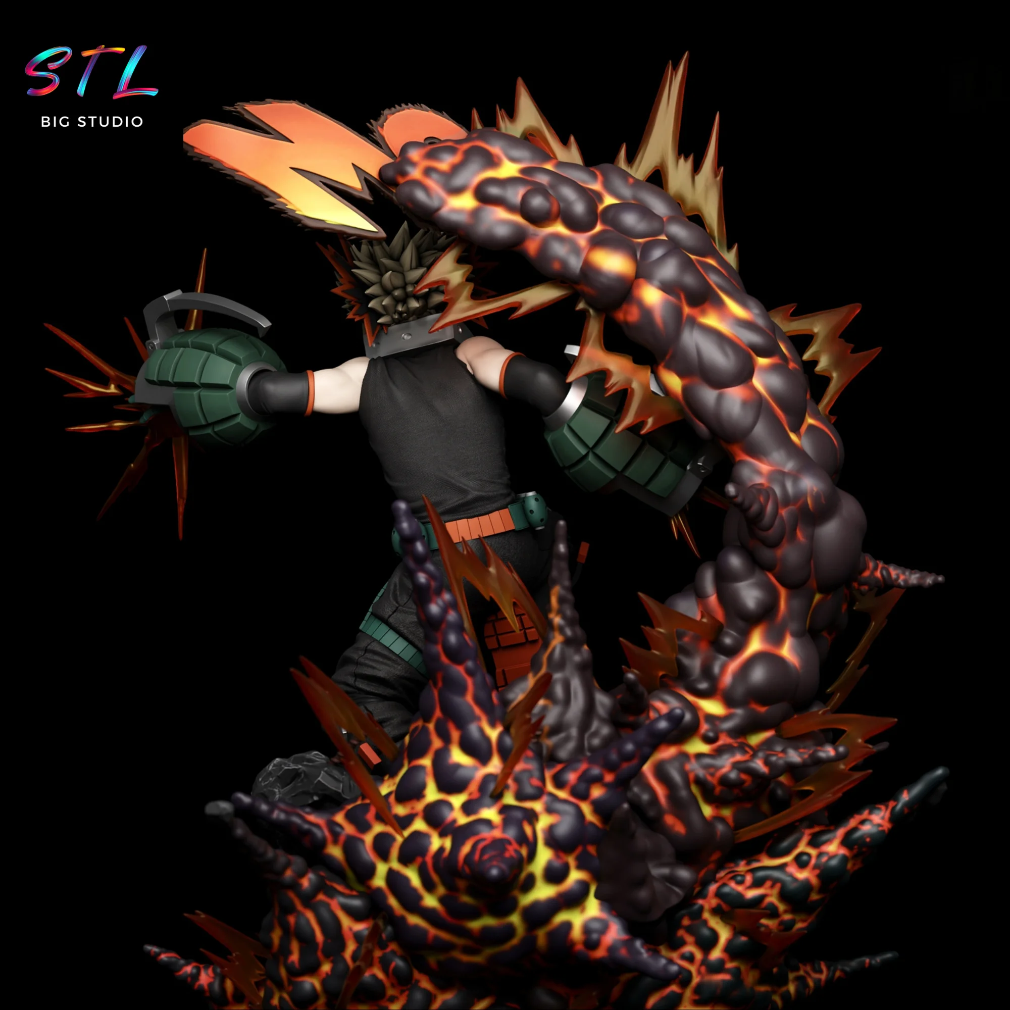 Katsuki Bakugo STL | My Hero Academia | 3D Print Model Model — view 5