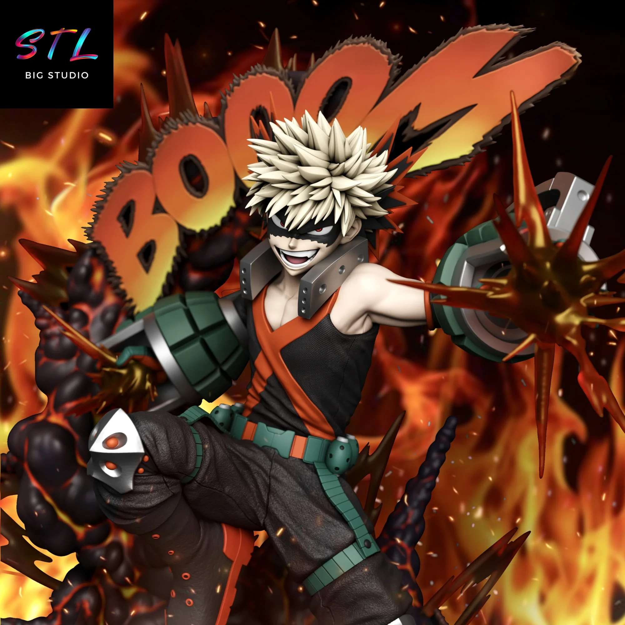 Katsuki Bakugo STL | My Hero Academia | 3D Print Model Model — view 6