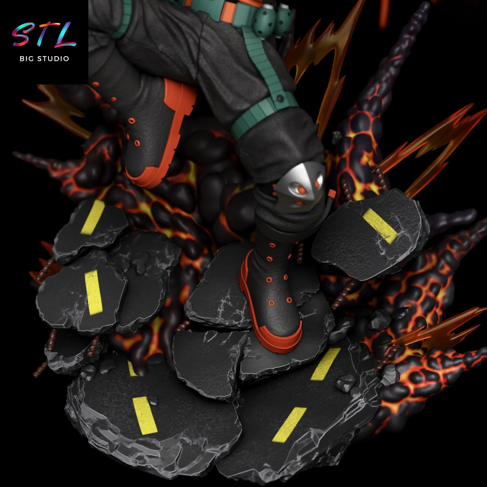 Katsuki Bakugo STL | My Hero Academia | 3D Print Model Model — view 7
