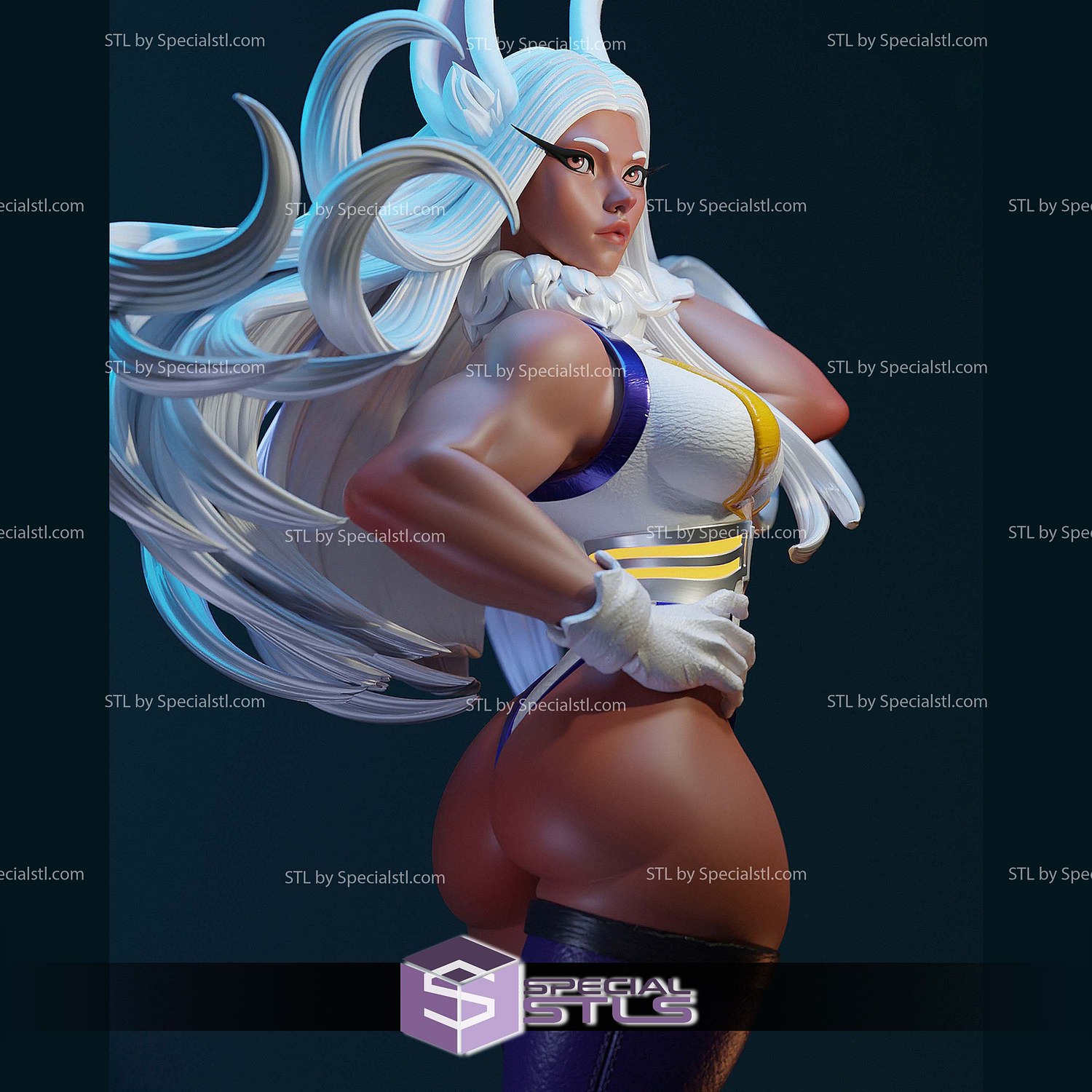 Mirko MHA Signature Pose 3D Printer Files STL Model — view 3