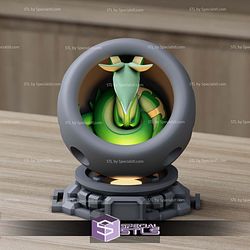 Super Basic Pokemon STL Serperior Healing Machine 3D Model