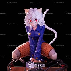 Neferpitou Hunter X Hunter Sitting Pose STL Files 3D Model