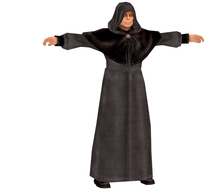 Darth Sidious 3D OBJ Model