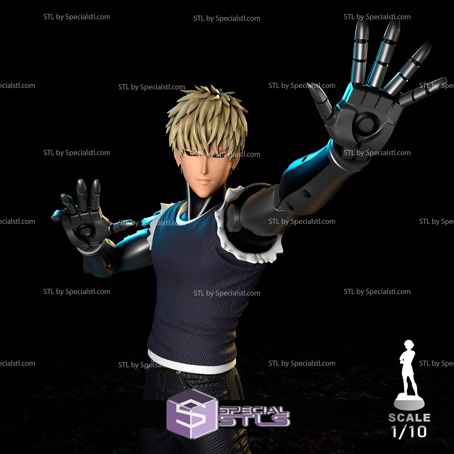 Genos Standalone 3D Printer Files STL Model — view 2