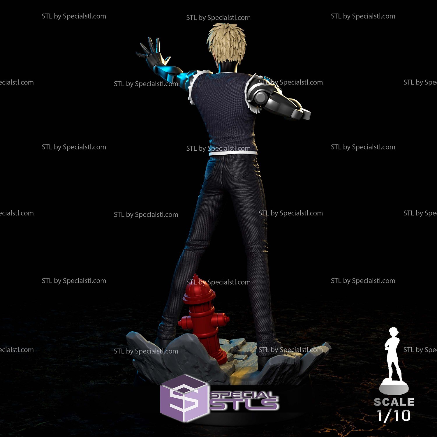 Genos Standalone 3D Printer Files STL Model — view 5