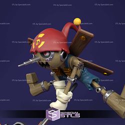 Puppetmon Pinocchiomon V2 Sculptures 3D Printing STL Model