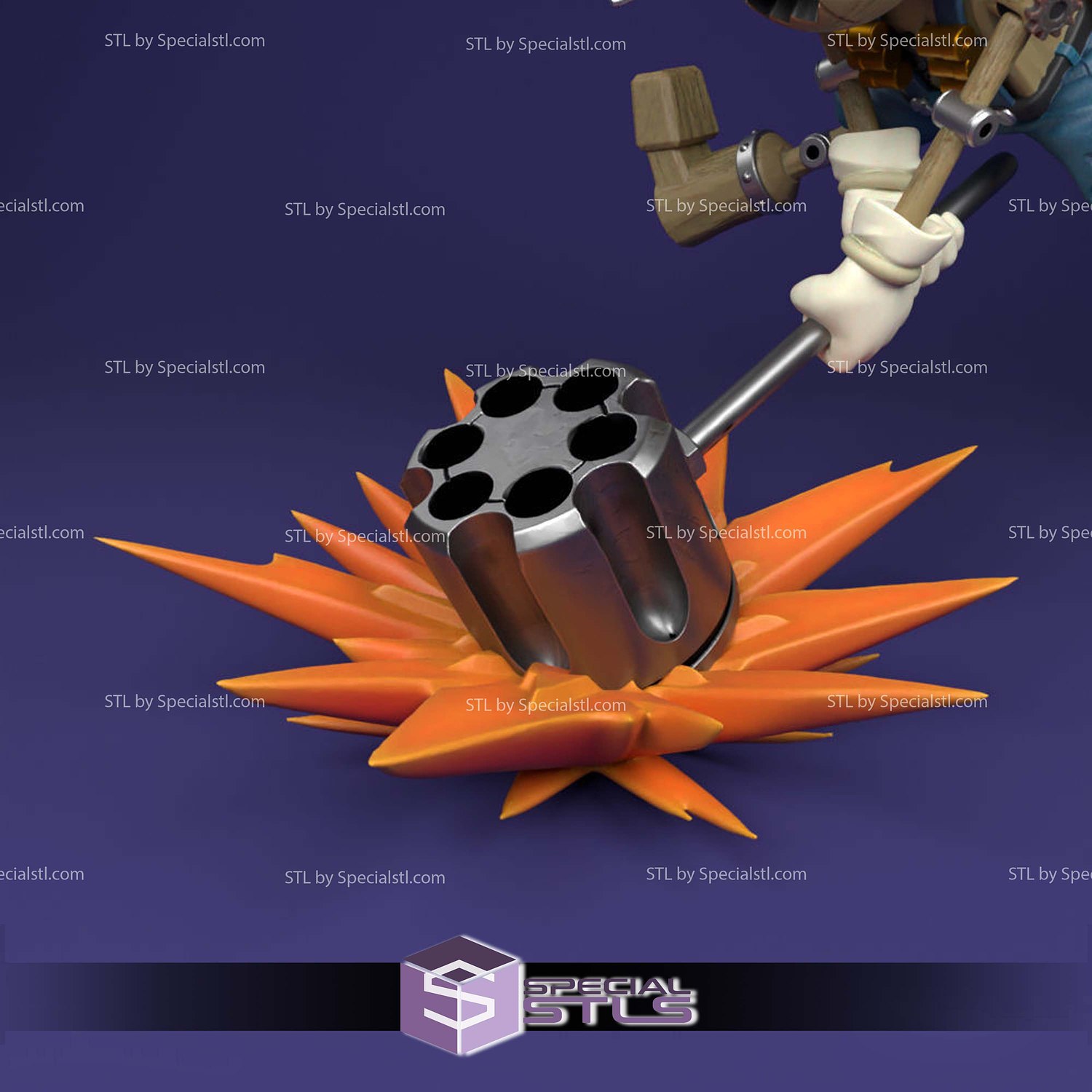 Puppetmon Pinocchiomon V2 Sculptures 3D Printing STL Model — view 2