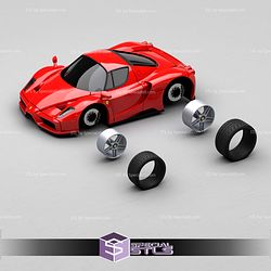 Model Kit Car STL Files Ferrari Enzo 3D Model
