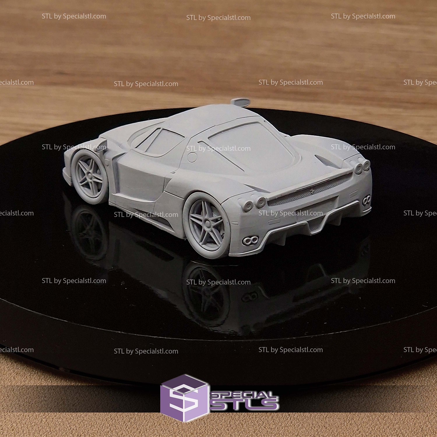 Model Kit Car STL Files Ferrari Enzo 3D Model — view 2