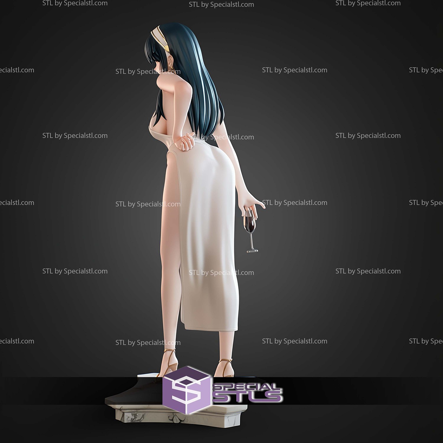 Yor Forger Briar STL Files 3D Model — view 7