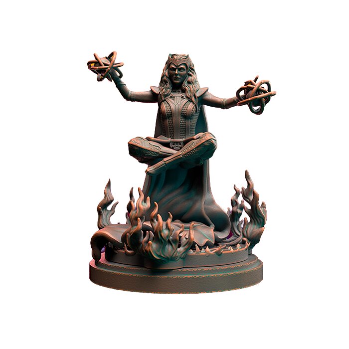 Scarlet Sitcom II - RPG Tabletop Figure 3D STL Model — view 2