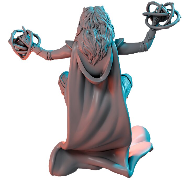 Scarlet Sitcom II - RPG Tabletop Figure 3D STL Model — view 3