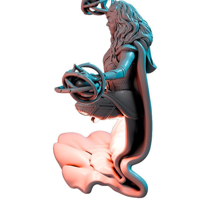 Scarlet Sitcom II - RPG Tabletop Figure 3D STL Model — view 6