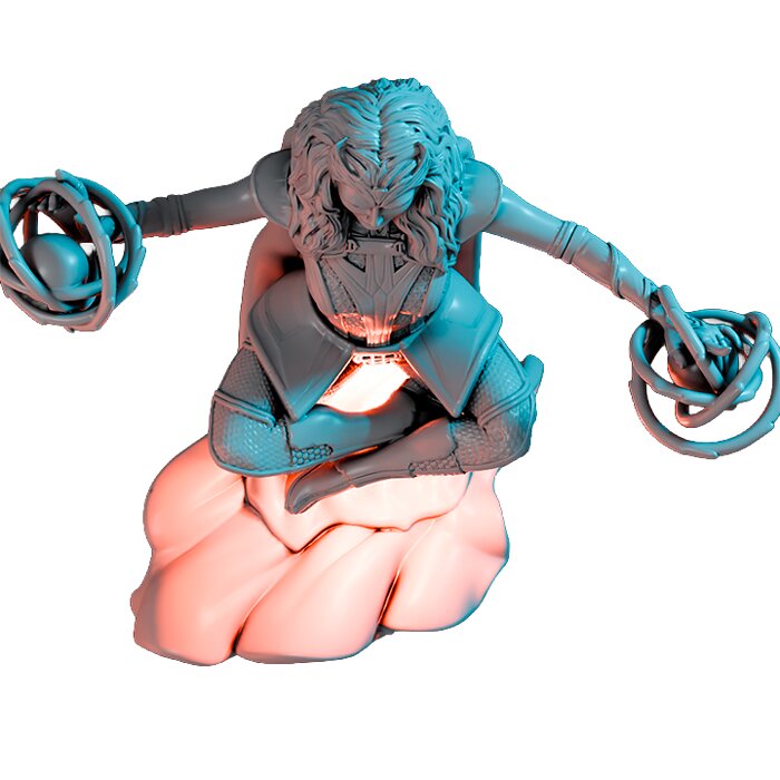 Scarlet Sitcom II - RPG Tabletop Figure 3D STL Model — view 7