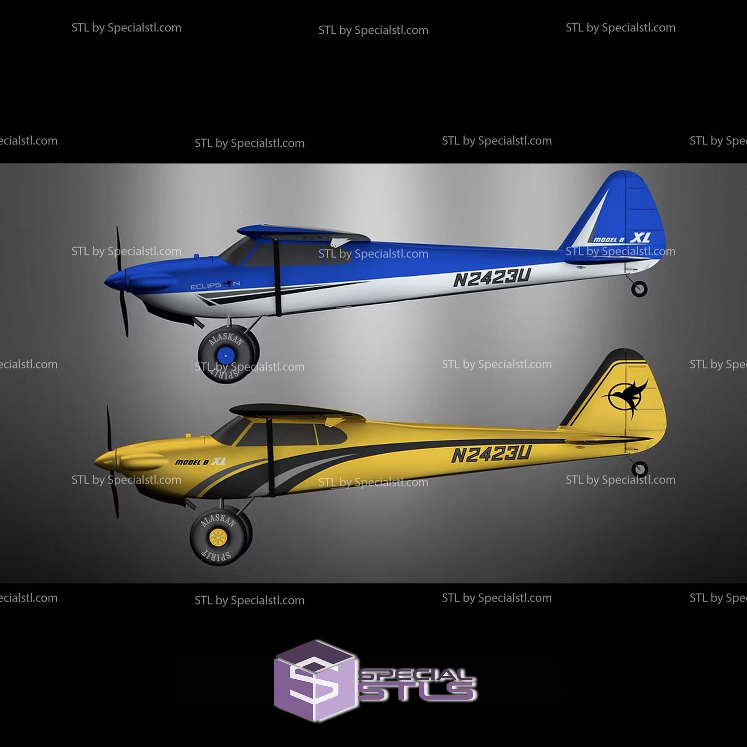Super Timber Model B XL 3D Printed RC Models STL Model — view 3