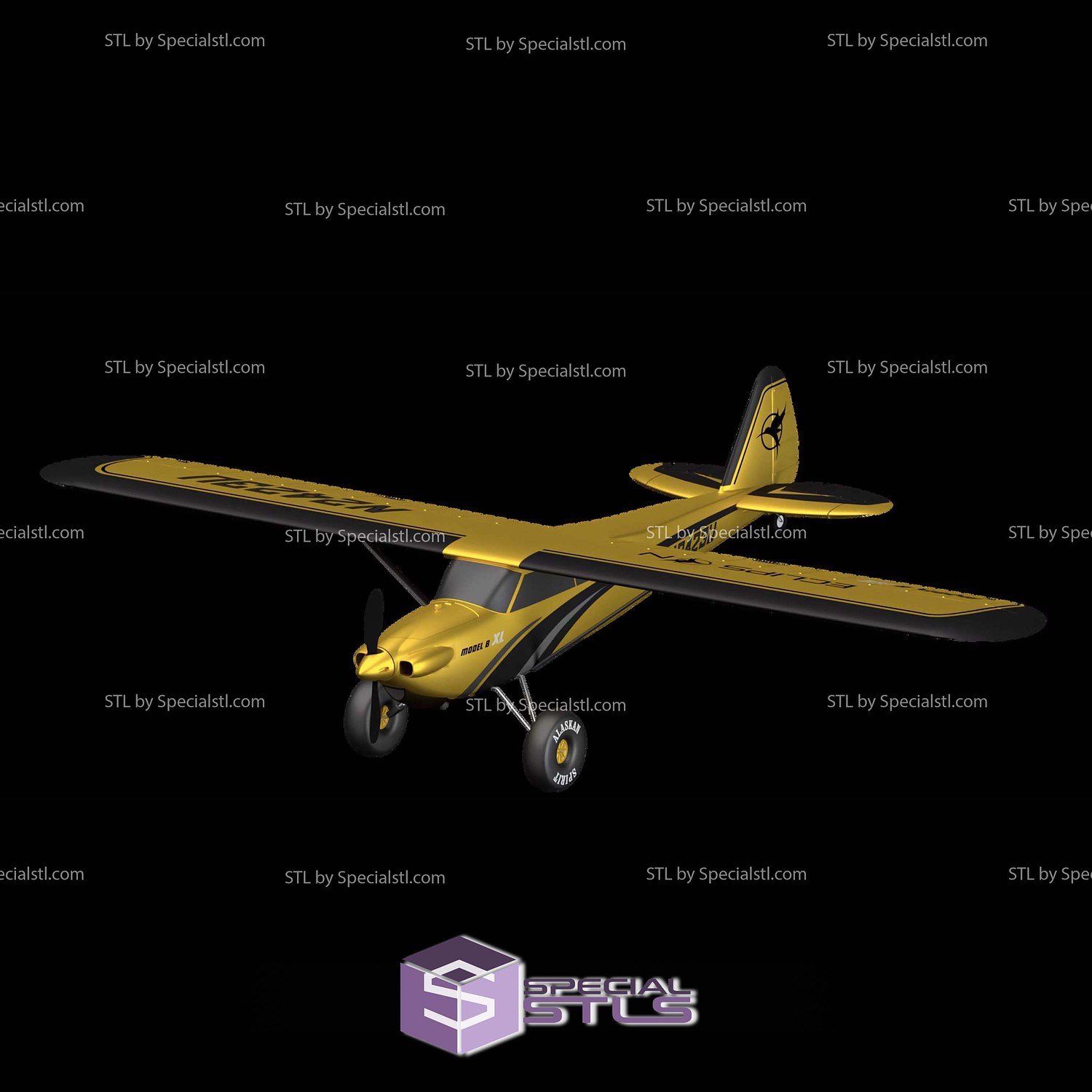Super Timber Model B XL 3D Printed RC Models STL Model — view 5