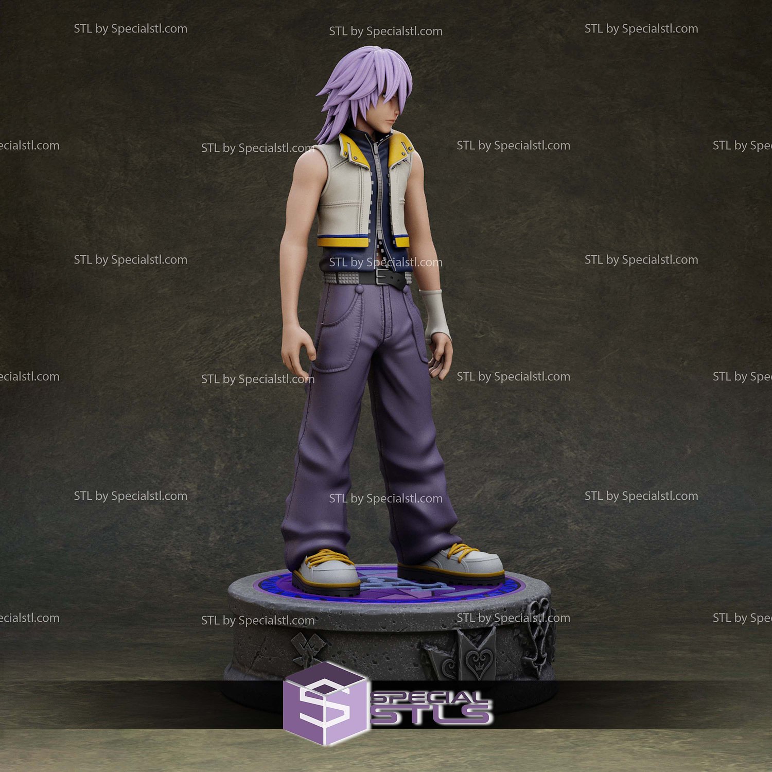 Riku Kingdom Hearts Adult STL Files 3D Model — view 3