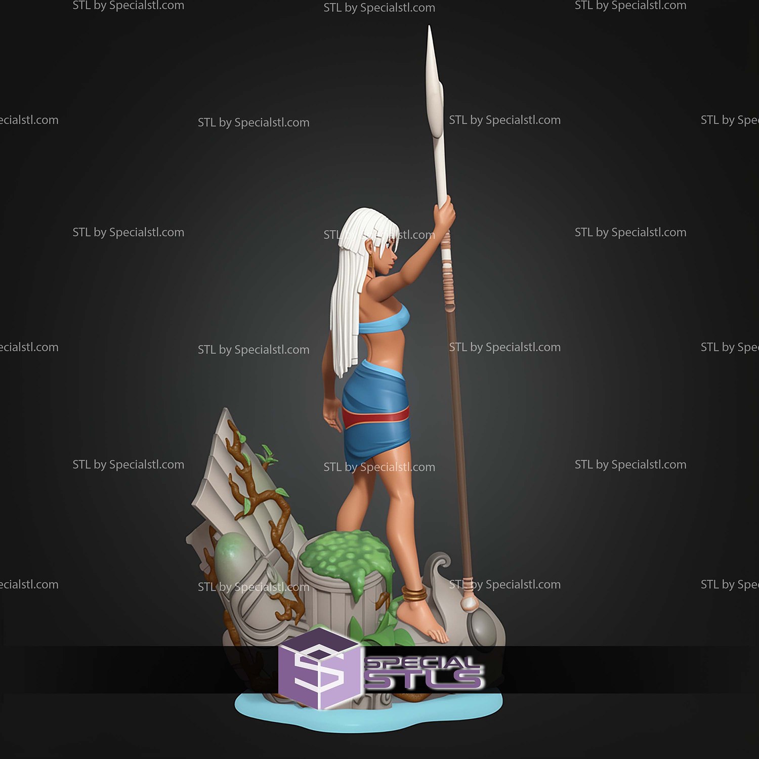 Kida 274mm Atlantis STL Files 3D Model — view 5