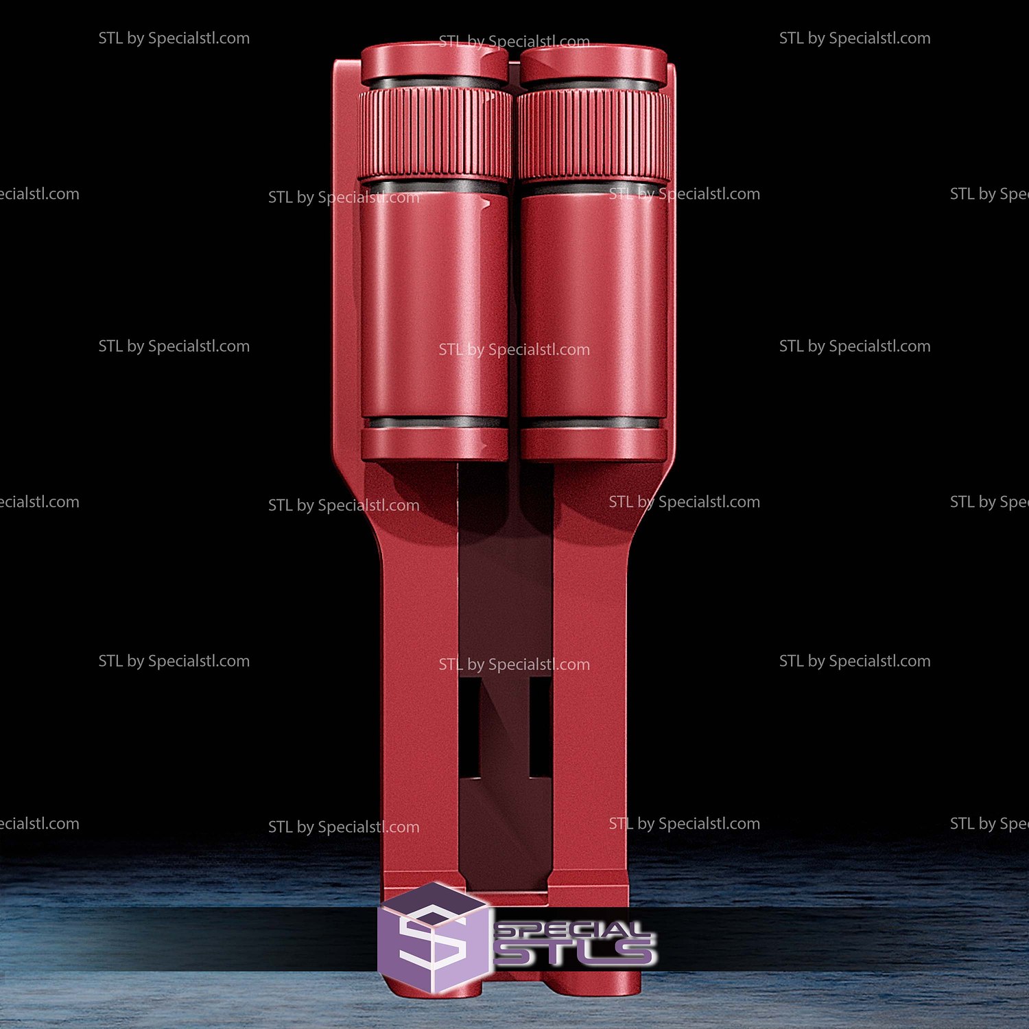 Cosplay STL Files Daredevil Billy Club Holster 3D Model — view 2