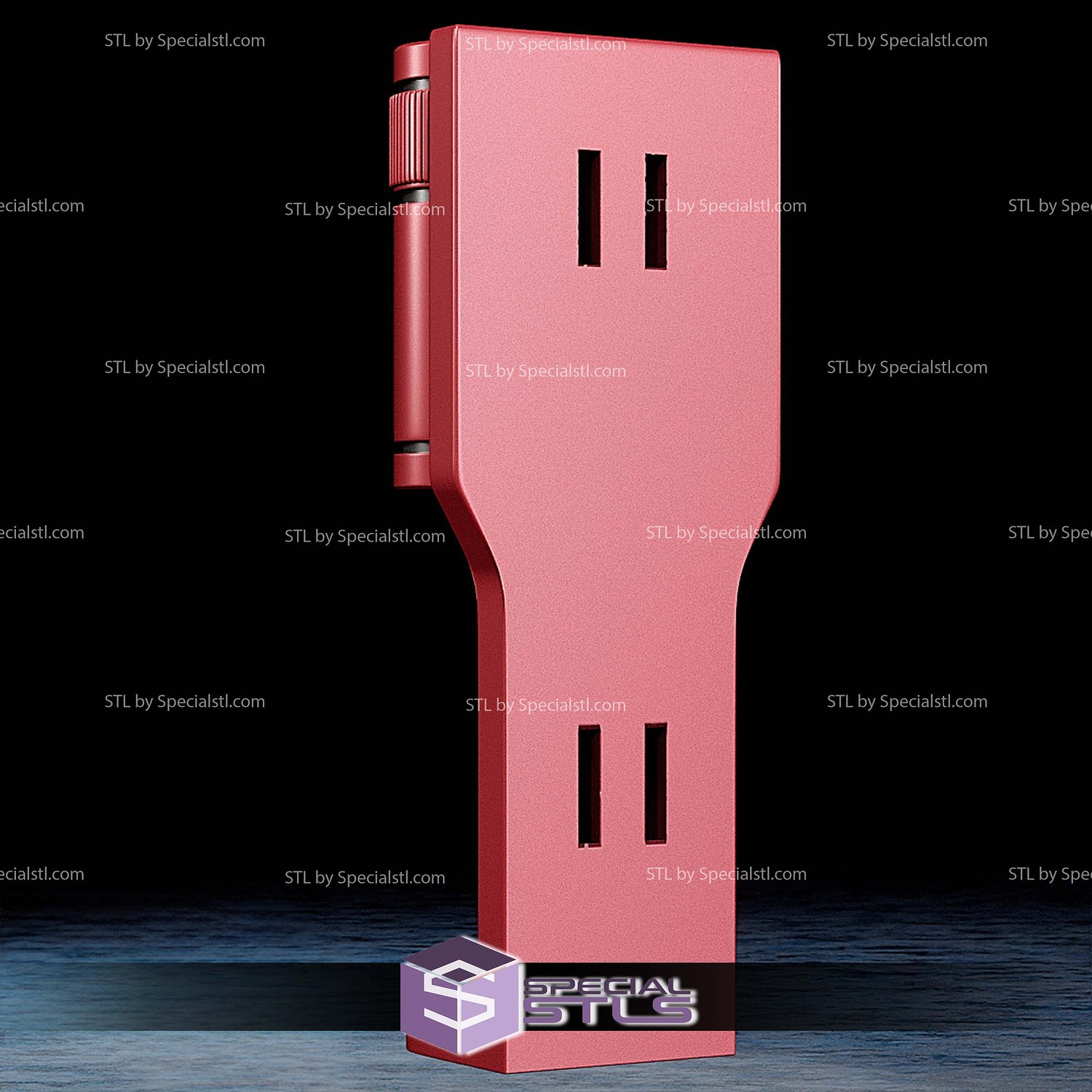 Cosplay STL Files Daredevil Billy Club Holster 3D Model — view 4
