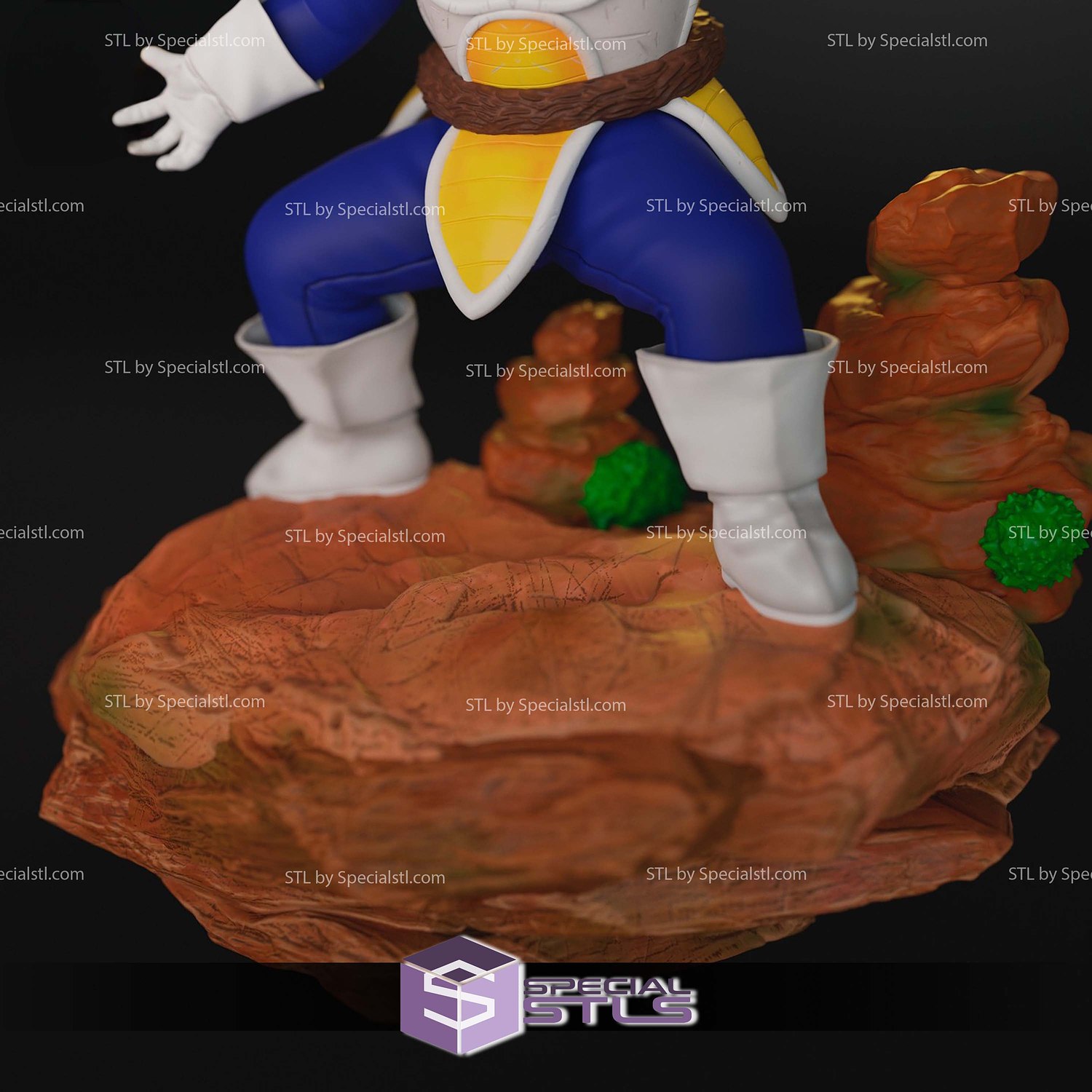 Vegeta Scouter Chibi 3D Printer Files STL Model — view 3