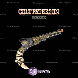 Super Basic STL Colt Peterson Revolver 3D Model