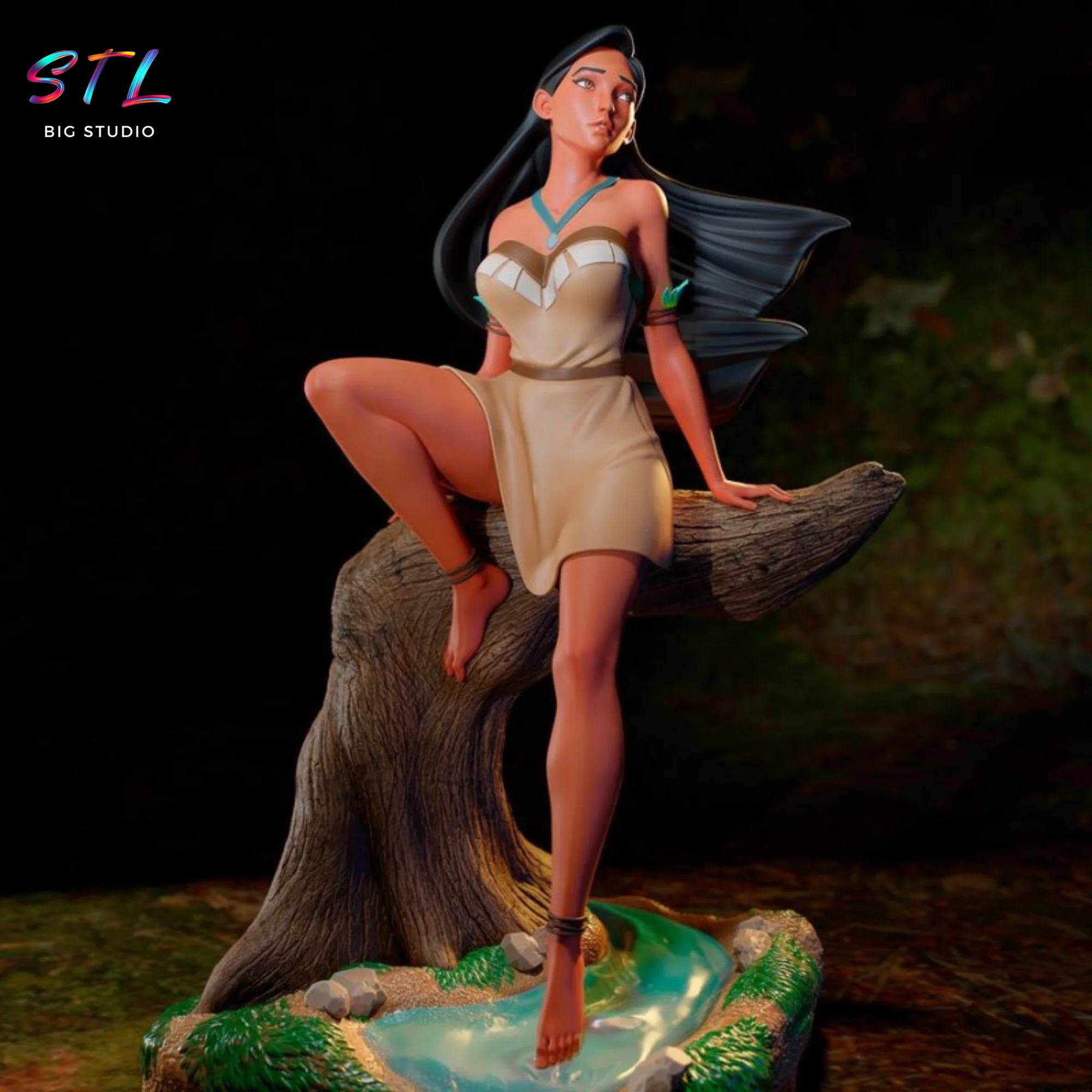 Pocahontas STL | 3D Printing Model Model