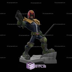 Disney Infinity Style STL Collection - Judge Dredd 3D Model