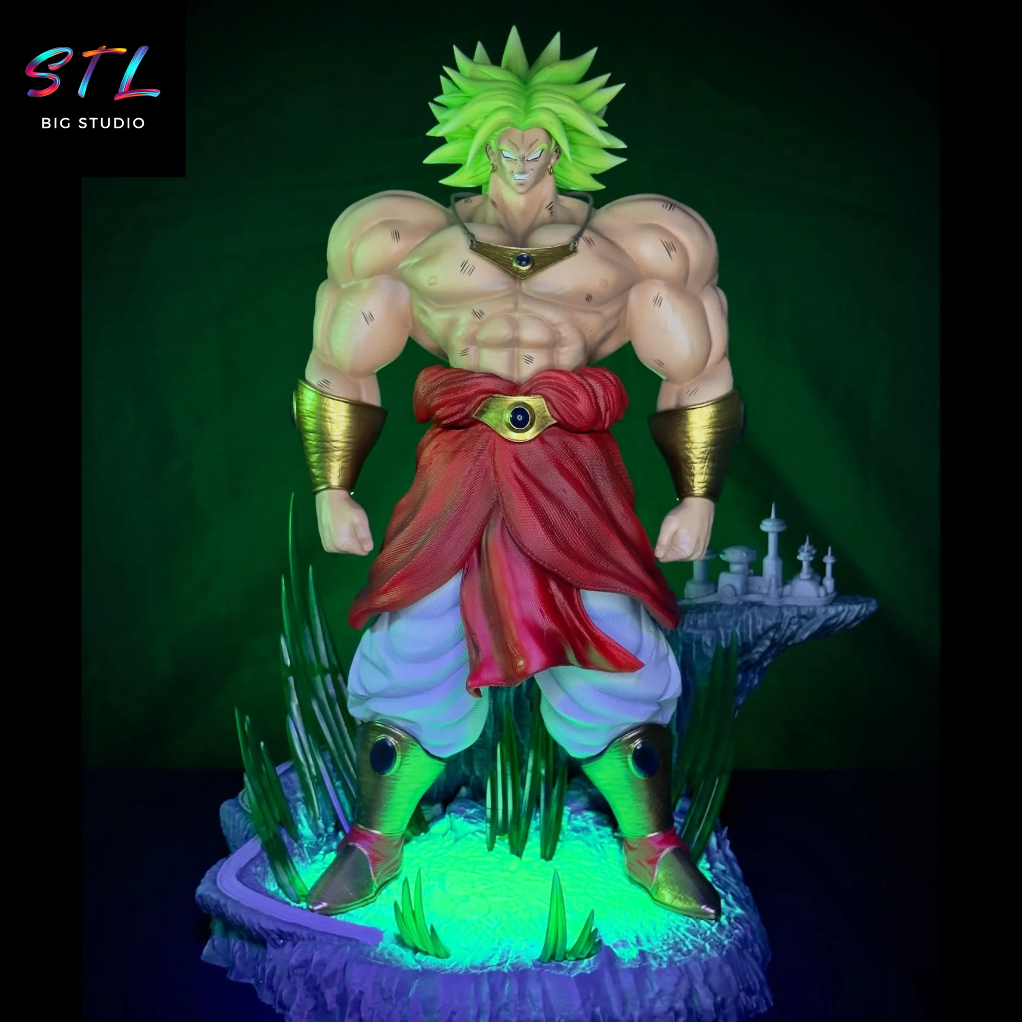 Legendary Super Saiyan Broly STL | Dragon Ball | 3D Printable Figure Model