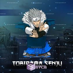 Tobirama Senju Battle Bust Digital STL Files 3D Model