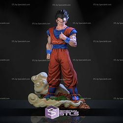 Definitive Gohan Buu Saga 3D Model Sculpture STL Model