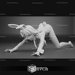 Baal Bunny Girl Raiden Shogun STL Printer Files 3D Model