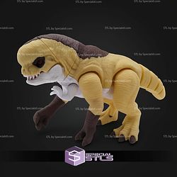 Super Basic STL Flexi Articulated Distortulus Rex 3D Model