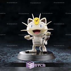 Basic Pokemon Collection - Mummy Meowth 3D STL Model