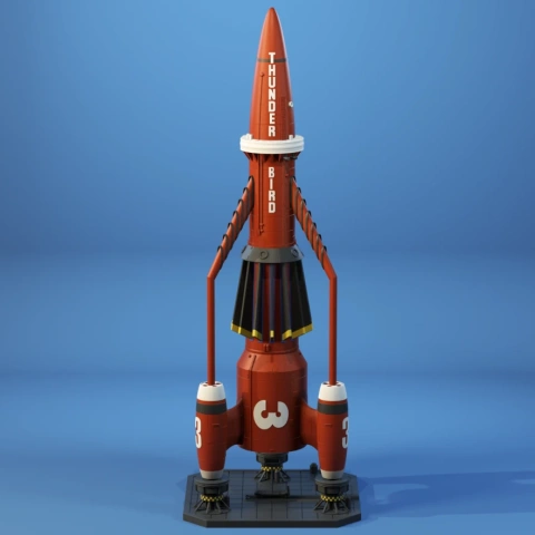 Thunderbird 3 3D Printing Model | Assembly STL Model