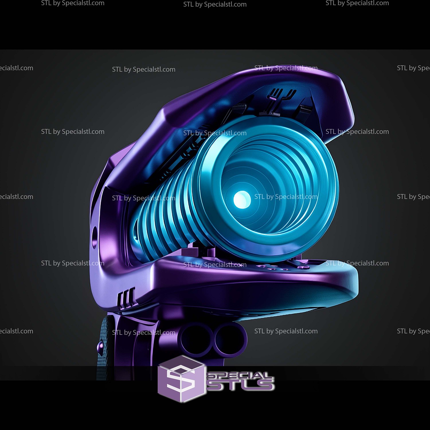 Captain Cold Blaster Display STL Files 3D Model — view 5