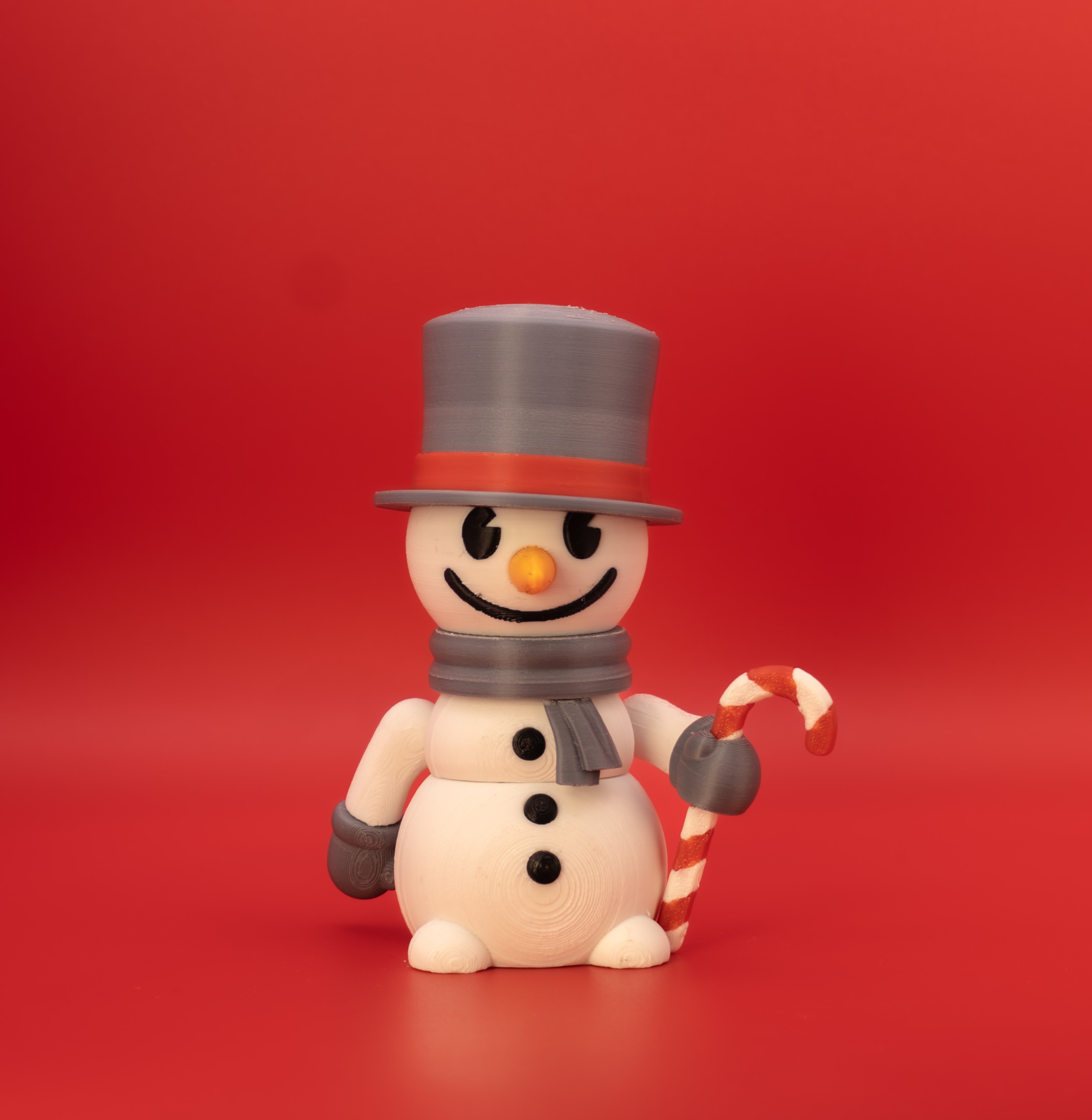 Articulated SnowMan 3D 3MF Model — view 7