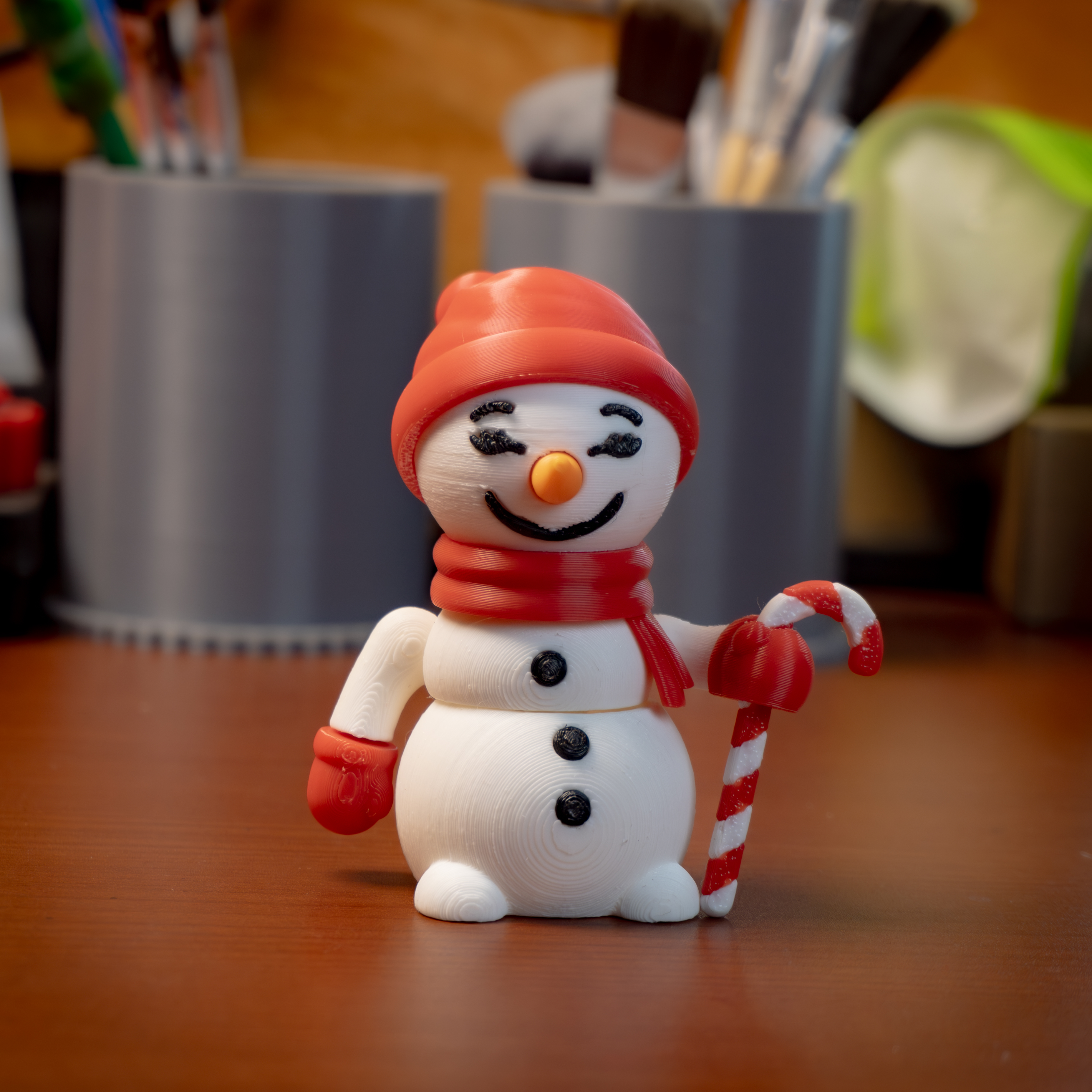 Articulated SnowMan 3D 3MF Model — view 8